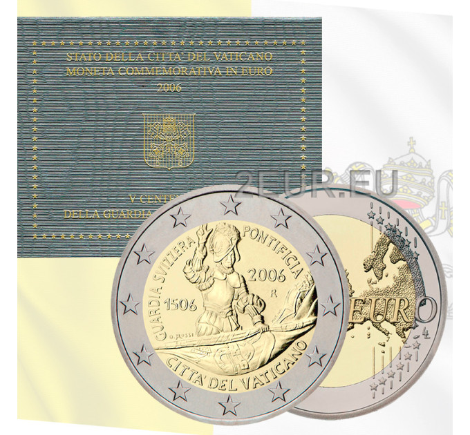 Vatican 2 euro BU 2006 - 500 Years Swiss Guard