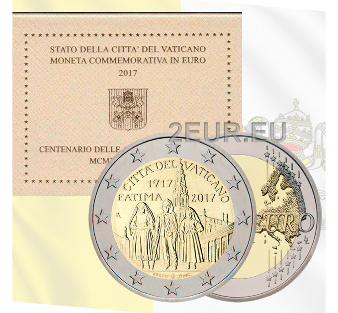 Vatican 2 euro BU 2017 - Centenary of the Marian Apparitions of Fatima