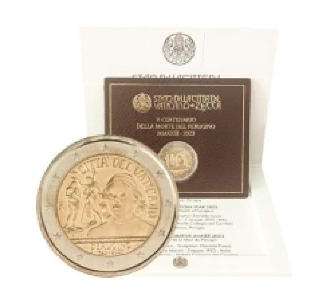 Vatican 2 euro BU 2023 - 500th anniversary of the death of Pietro Perugino