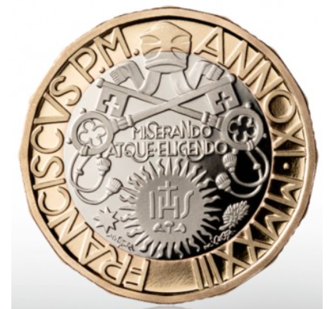 Vatican 5 euro proof 2023 - 100 years since the birth of Don Lorenzo Milani