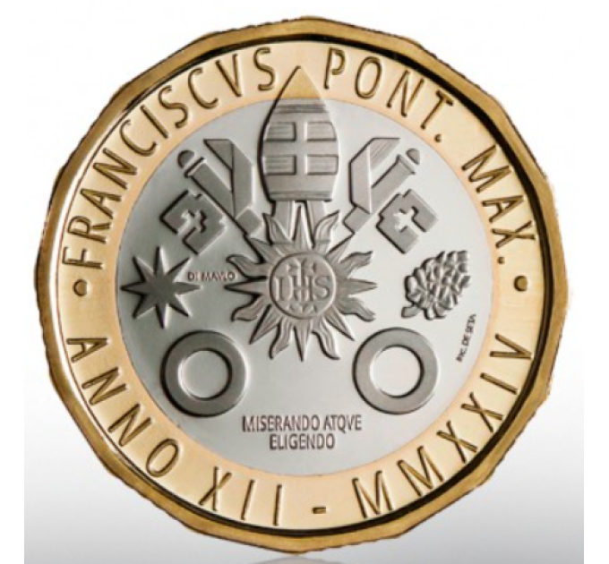 Vatican 5 euro proof 2024 - 650 years since the death of Francesco Petrarch