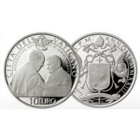 Vatikani 10 euro hõbe proof 2023 – BENEDIKUS XVI