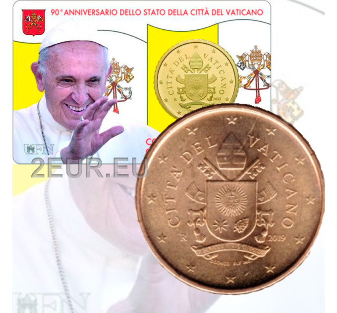 Vatican 50 cent BU 2019 - №10