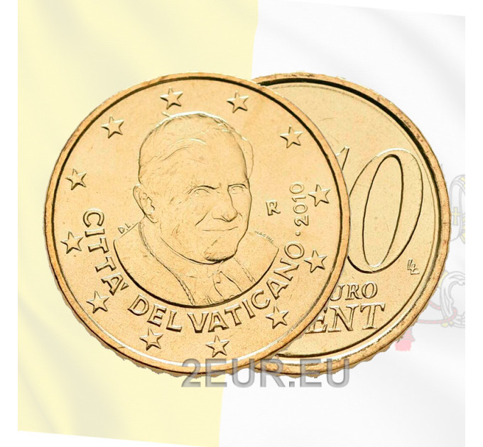 Vatican 50 cent UNC 2010