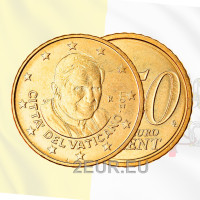 Vatikan 50 senti UNC 2011