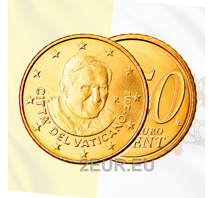 Vatican 50 cent UNC 2012