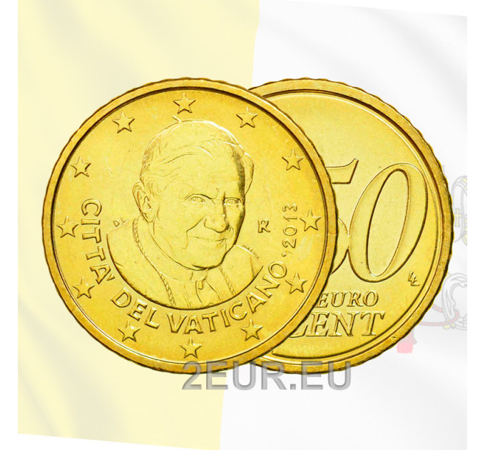Vatican 50 cent UNC 2013
