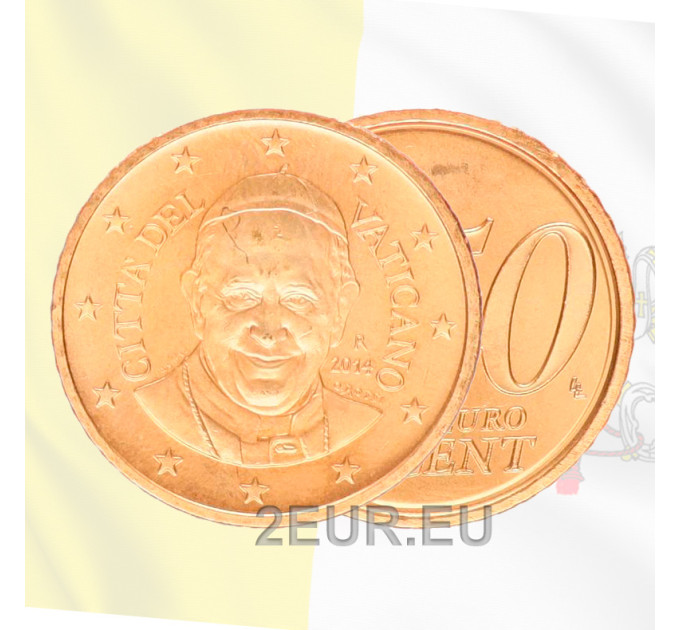 Vatican 50 cent UNC 2014