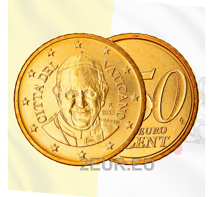 Vatican 50 cent UNC 2015