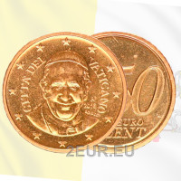 Vatikan 50 senti UNC 2016