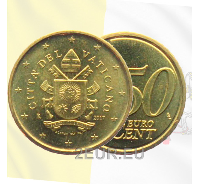 Vatican 50 cent UNC 2017