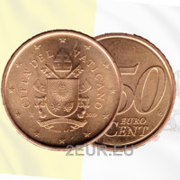 Vatikan 50 senti UNC 2019