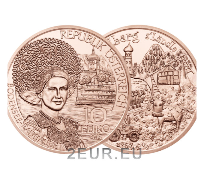 Austria 10 euro coin 2013 - Forarlberg