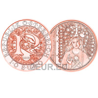  Austria 10-eurone münt 2018 – Rafael – tervendav ingel