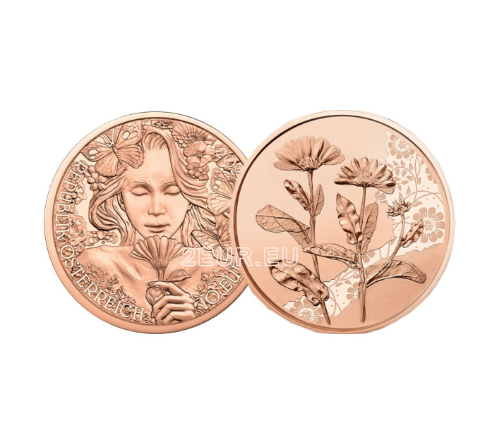 Austria 10 euro coin 2022-2 - Marigold