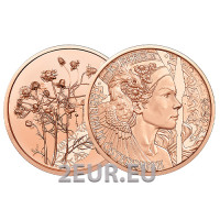 Austria 10 euro coin 2023-2 - THE CHAMOMILE