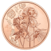 Austria 10 euro coin 2024 - Peony