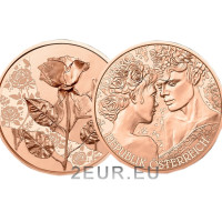 Austria 10-eurone münt 2021 - Roos