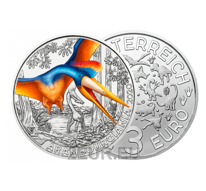 Austria 3 euro coin 2020-2 - Arambourgiania