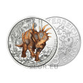 Austria 3 euro coin 2021-3 - Styracosaurus albertensis