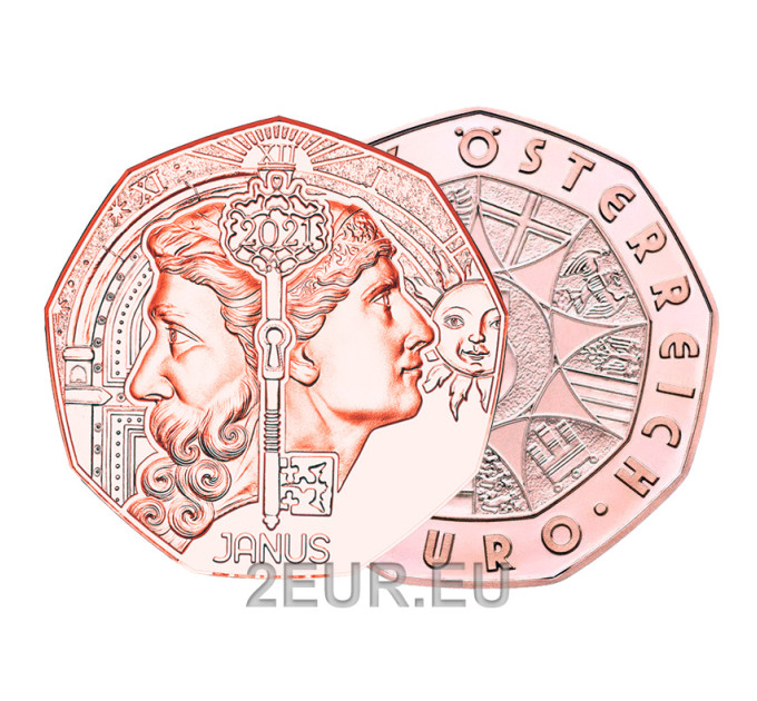 Austria 5 euro coin 2021 - JANUS