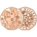 Austria 5 euro coin 2023 - NEW YEAR COIN 2023 - PIG