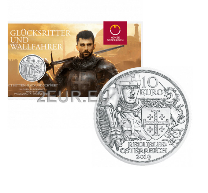 Austria 10 euro Silver coin 2020 - ABENTEUER