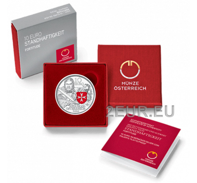 Austria 10 euro Silver coin Proof 2020 - FORTITUDE