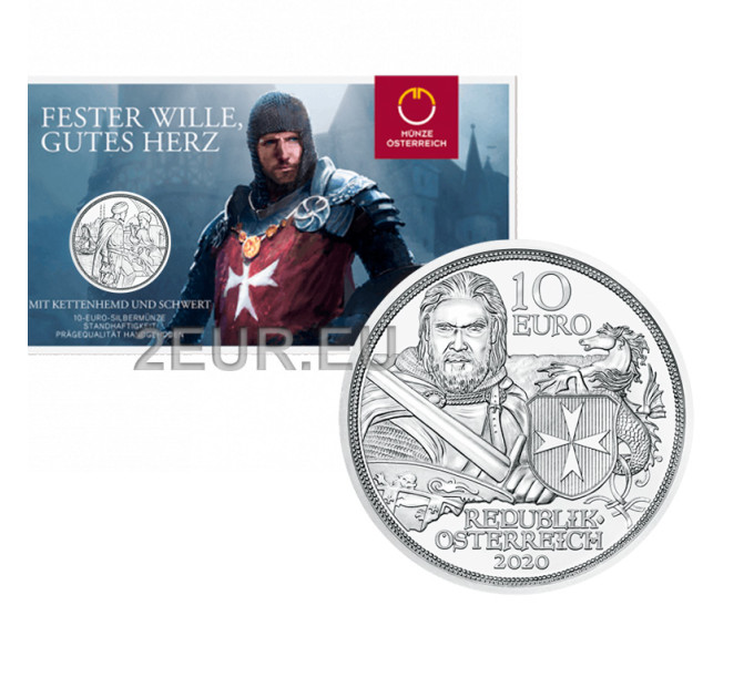 Austria 10 euro Silver coin 2020 - FORTITUDE