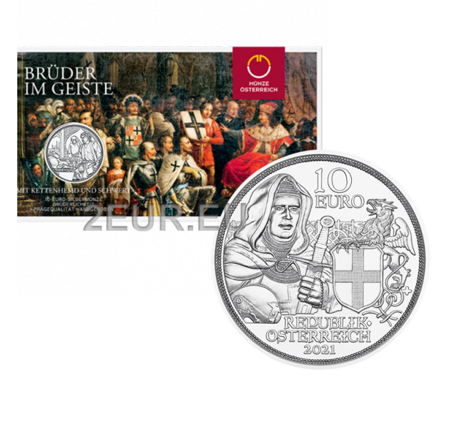 Austria 10 euro Silver coin 2021 - BROTHERHOOD