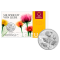 Austria 10 euro Silver coin 2021 - THE ROSE