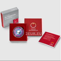 AUSTRIA 20 EURO Silver coin 2023 - The Uncharted Universe – The Neutron Star 