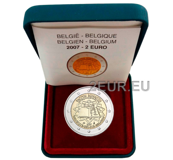 Belgium 2 euro proof 2007 - Treaty of Rome