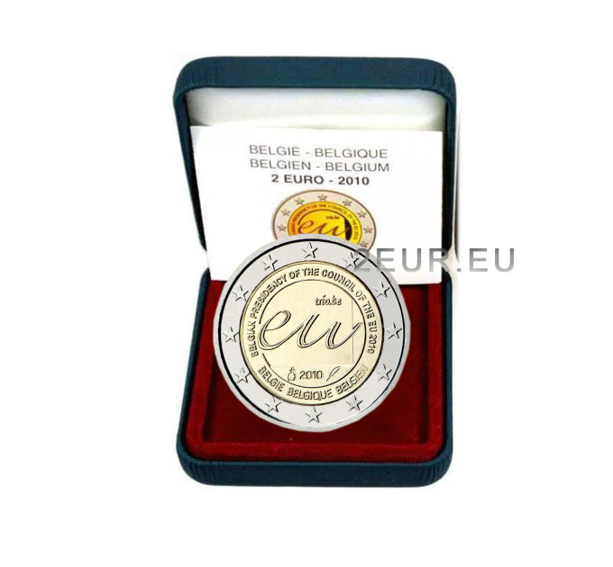 Belgium 2 euro proof 2010 - Presidency of EU