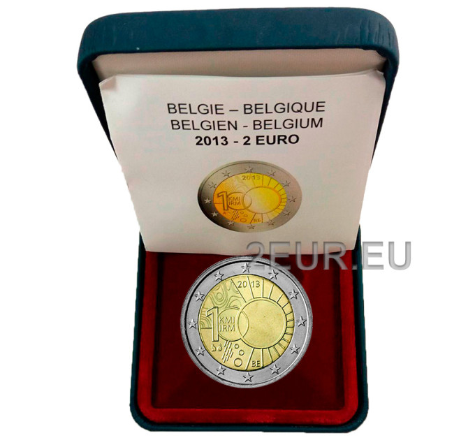 Belgium 2 euro proof 2013 - Royal meteorological institute