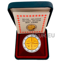 Belgium 2 euro proof 2014 - Red cross 