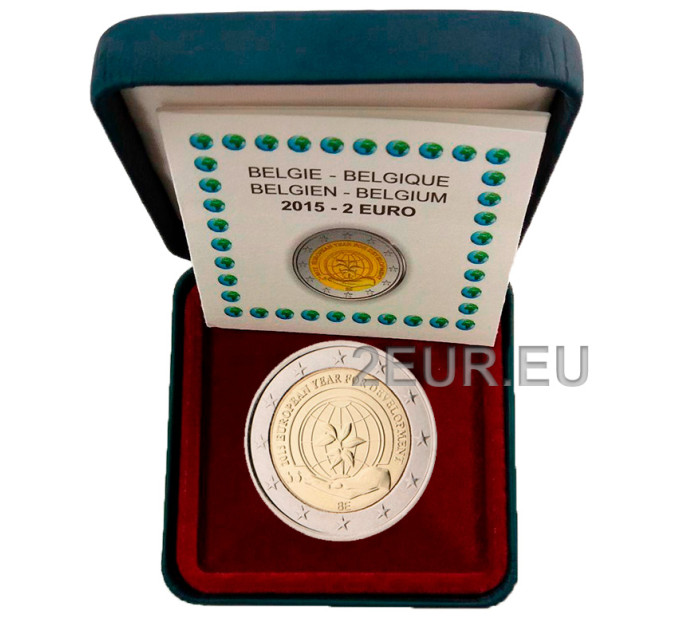 Belgium 2 euro proof 2015 - Year for development