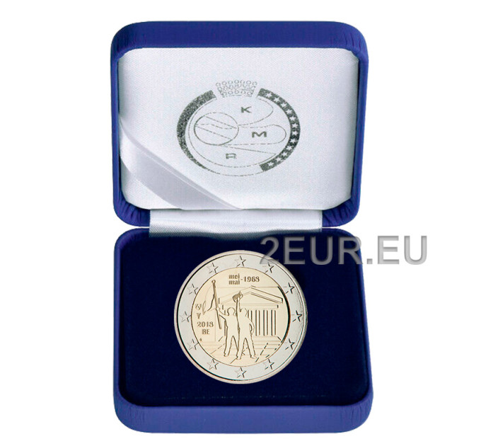 Belgium 2 euro proof 2018 - 50th Anniversary of May 1968 Events in Belgium - Student Revolt