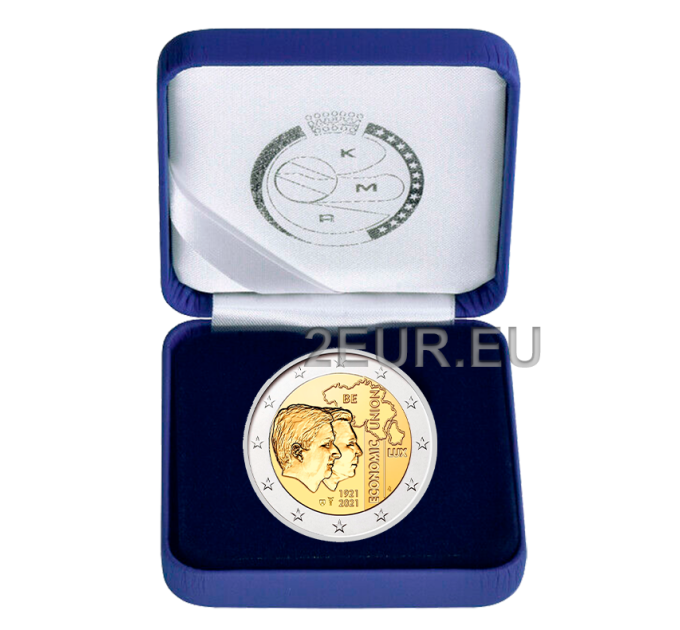 Belgium 2 euro proof 2021 - 100 years of the Belgium-Luxembourg Economic Union