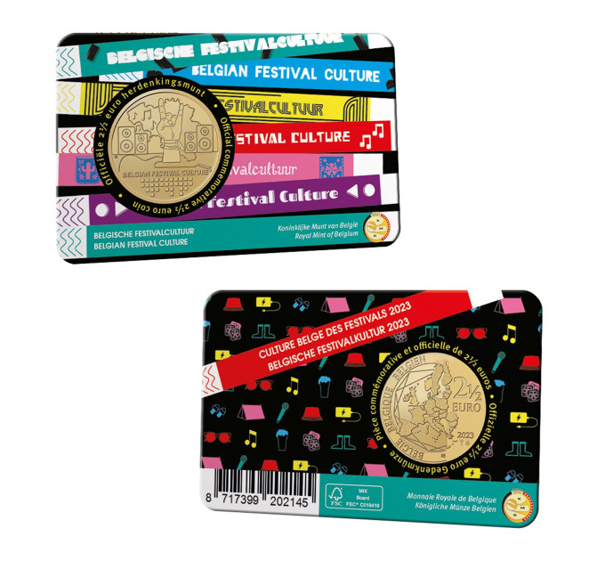Belgium 2,5 euro BU 2023 - Belgian Festival Culture - NL