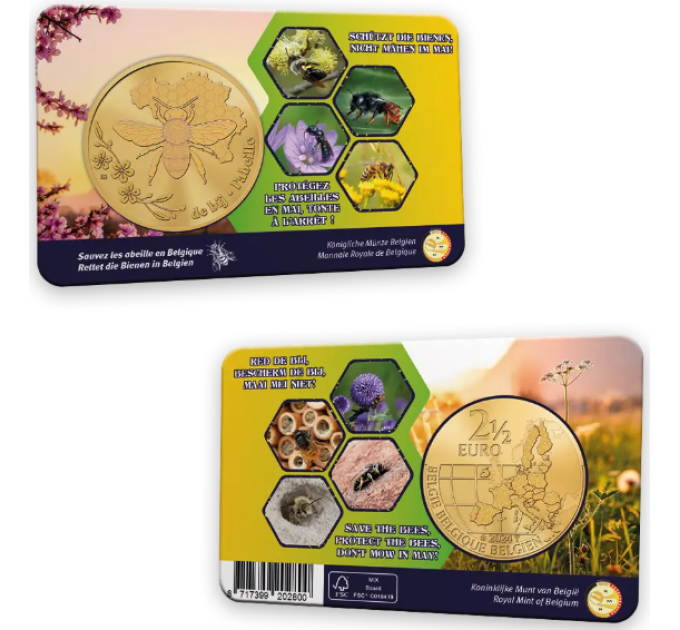 Belgium 2,5 euro BU 2024 - Bee in Belgium - FR