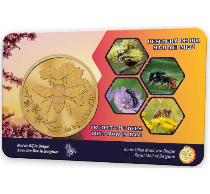 Belgium 2,5 euro BU 2024 - Bee in Belgium - NL