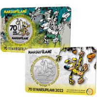 Belgia 5 euro BU 2022 – 70 aastat Marsupilamit – Color
