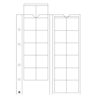 MÜNDILEHT - OPTIMA (LEUCHTTURM) - 24 MÜNTI kuni 34 mm Ø, läbipaistev