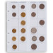 COIN SHEET - OPTIMA (LEUCHTTURM) - 24 COINS up to 34 mm Ø, clear