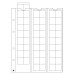 COIN SHEET - OPTIMA (LEUCHTTURM) - 54 COINS up to 20 mm Ø, clear