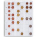 COIN SHEET - OPTIMA (LEUCHTTURM) - 54 COINS up to 20 mm Ø, clear