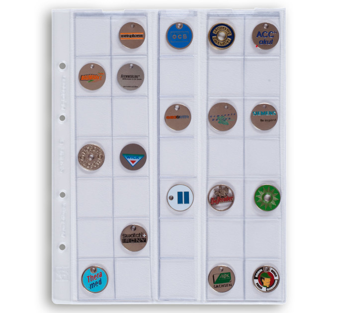 SHEET FOR 2 EURO COINS - OPTIMA (LEUCHTTURM) - 35 COINS