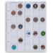 SHEET FOR 2 EURO COINS - OPTIMA (LEUCHTTURM) - 35 COINS