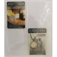 LEHT 2 EURO MÜNDILE - ANDORRA JA SAN MARINO